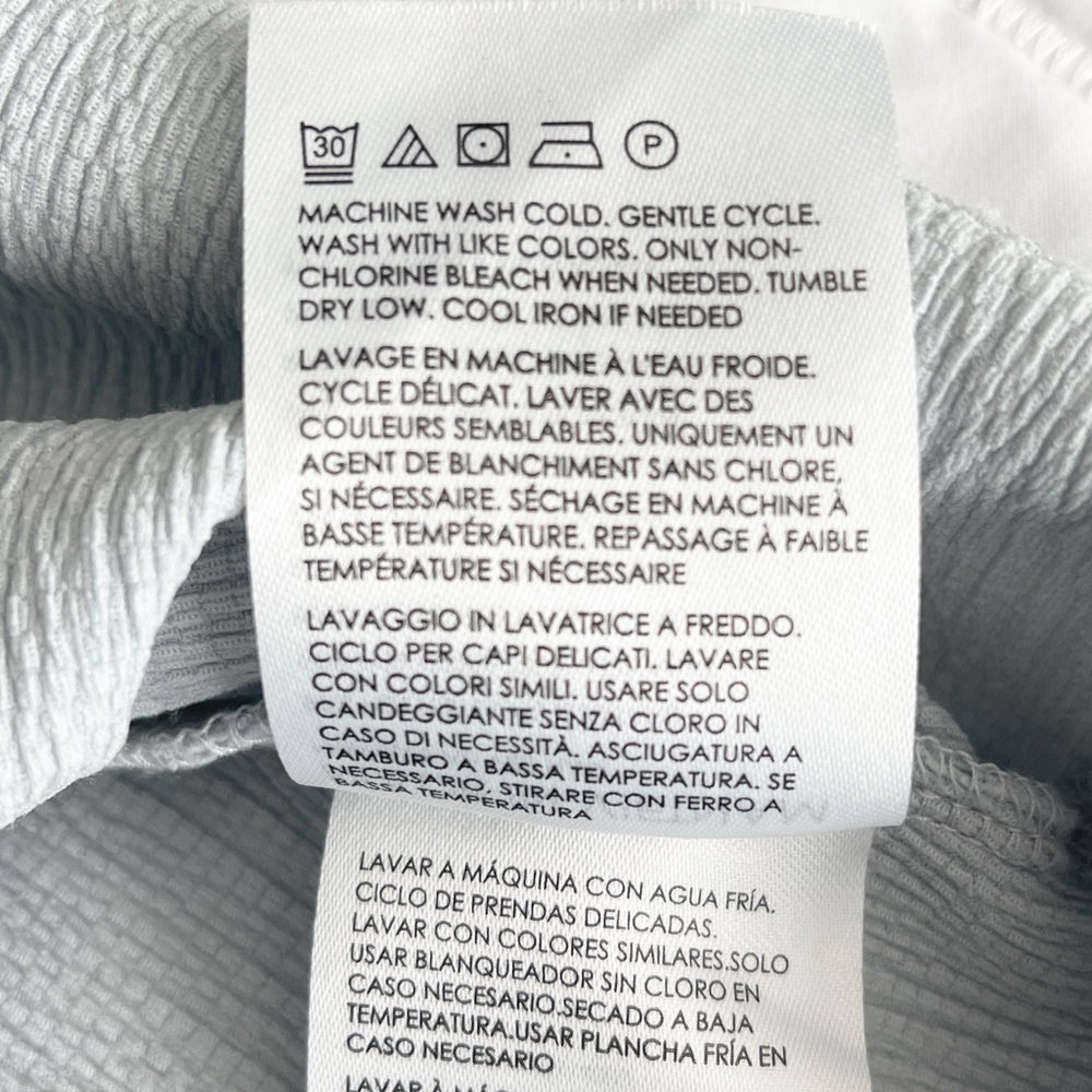 Club Monaco Textured Ruched Top M - Picture 10 of 12